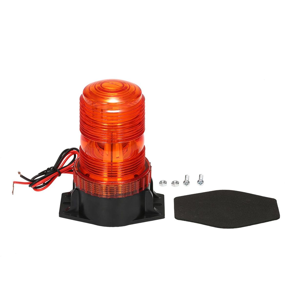 Emergency Warning Light 30 LED Amber/Yellow 18W Emergency Warning Flashing Safety Strobe Beacon Light for Forklift Truck Tractor Golf Carts UTV Car Bus 12-80V