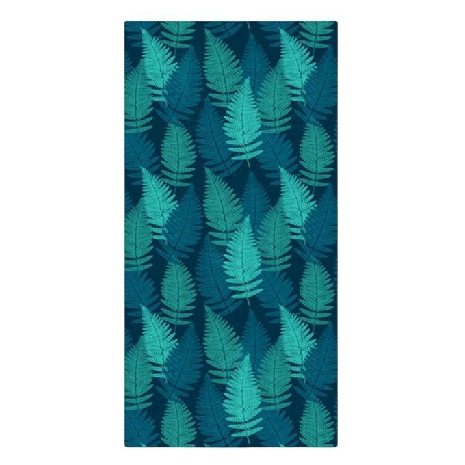 Beach Towel Oversized Quick Dry Foldable 160x80cm Lake Blue Conifer
