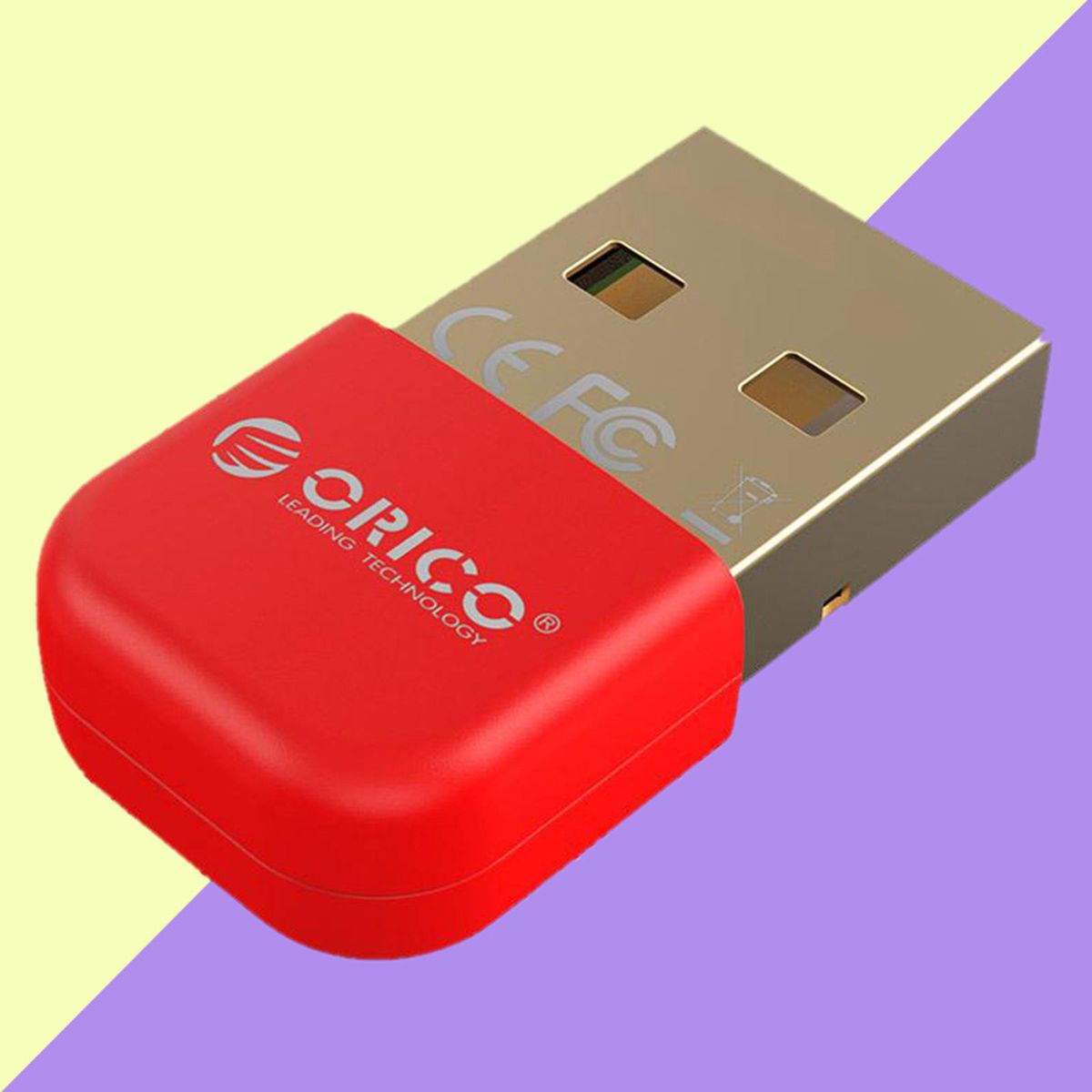 Wireless USB Bluetooth 4.0 Adapter Dongle For Win XP 7/ 8/10 PC Red