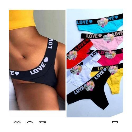Cotton Sexy Women Gstring Pants 4pieces