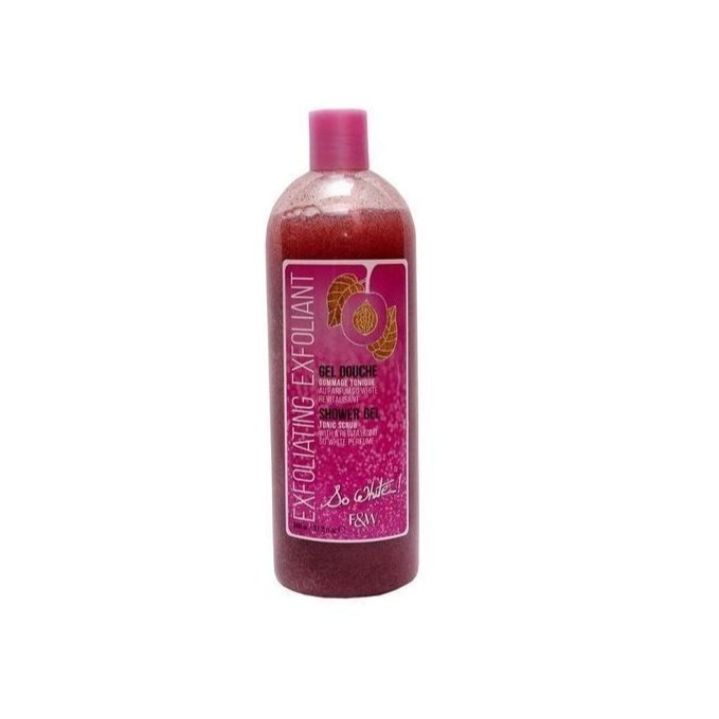Fair& White Exfoliating Shower Gel Tonic Scrub.