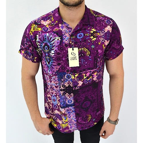 Short Sleeved Havana Shirt