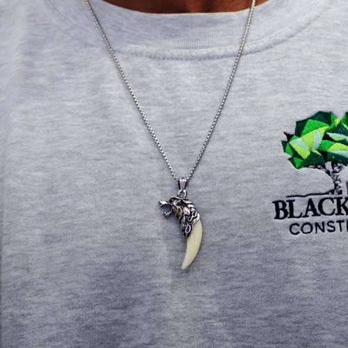 Wolf Tooth Pendant & Necklace