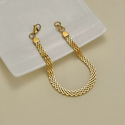 Nert Chain Bracelet- Gold