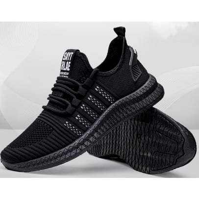 Unisex Sports Sneakers - Black
