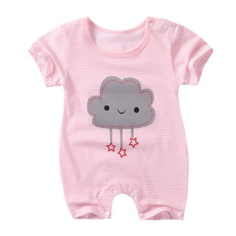 Baby Cloth - Jumpsuit - Romper - Unisex – Cloud -  9-12 Months