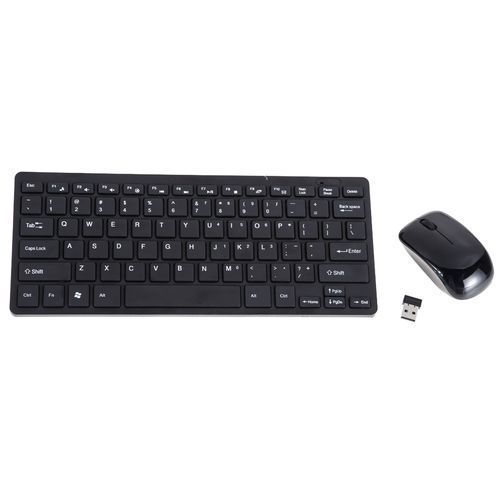 Universal Wireless Keyboard And Mouse-Black