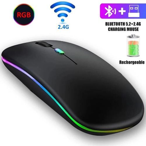 2.4G Wireless Mouse Slim Rechargeable 3 Adjustable DPI
