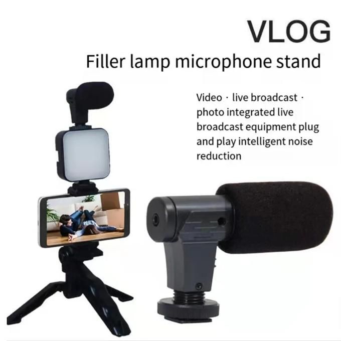 AY-49 Bluetooth desktop tripod mobile phone holder is suitable for interviews, live broadcasts, online makeup, video chats, and photo studios