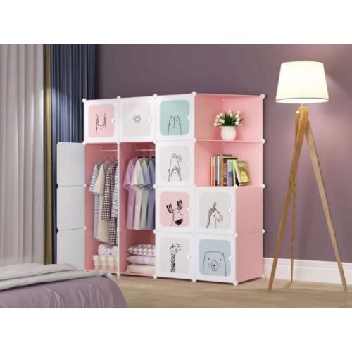 Pvc/steel Kids Wardrobe