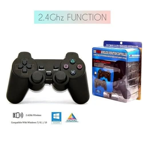 2 In 1 USB Wireless Gaming Vibration Controller
