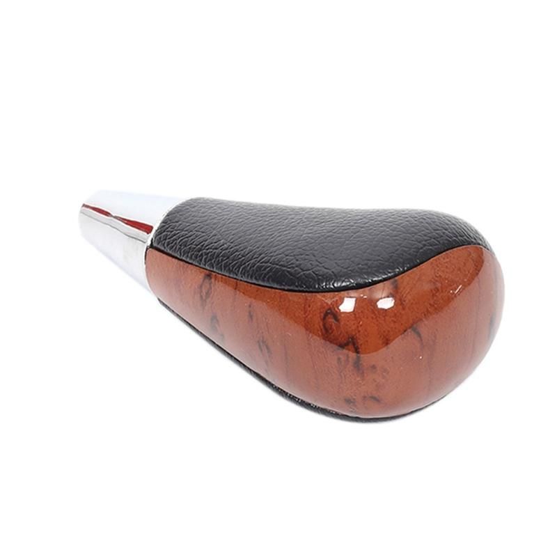 Wood Grain Car Gear Shift Knob for Toyota Corolla Camry/Harrier Fortuner Crown Land Cruiser Lever Shifter Stick Black