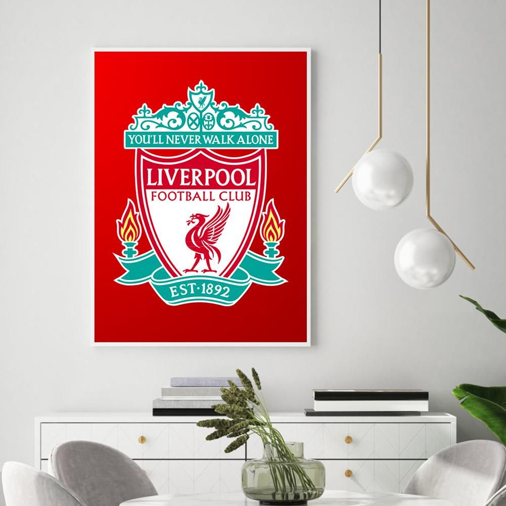 5D DIY Full Drill Diamond Painting Liverpool Embroidery Mosaic Kit Decor 30X40cm