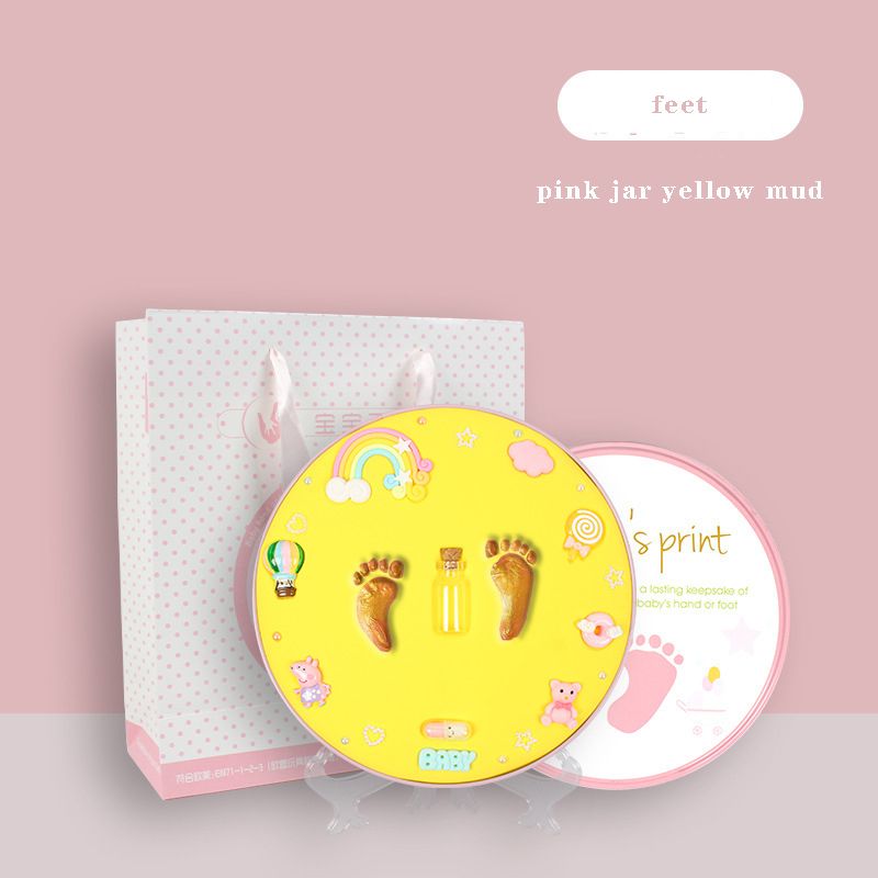 Foot Souvenirs Newboms Baby Items Hand Mud Safe Print For Baby Maker Clay Gift Keepsake Soft Handprint Newborn Baby Footprint