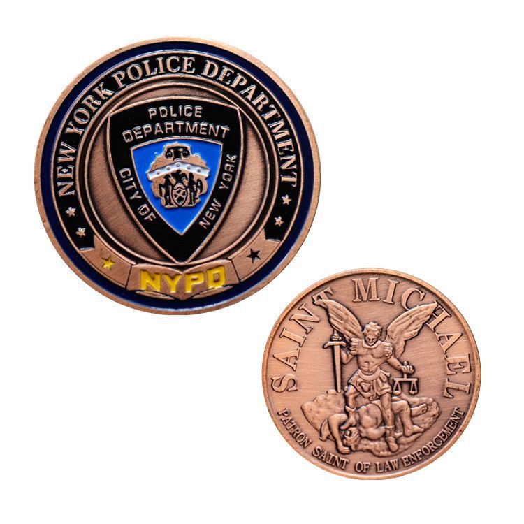 1pc New York Police Department Challenge Coins Bronze