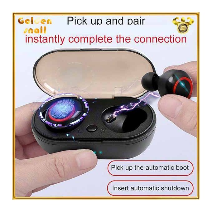 A3-UK BT5.0 Wireless Earphones 9D HiFi Sound Noise Cancelling Headphone Fashion Business Headphone