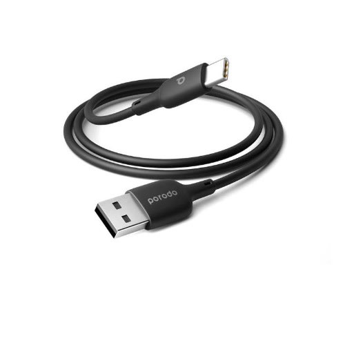 Pvc Type-c Cable - 1m 3a - Black