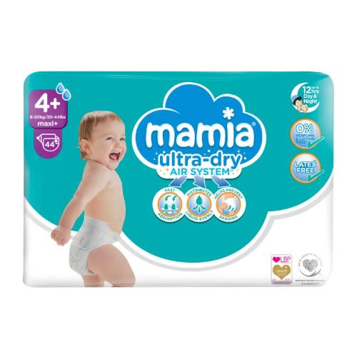 UK Ultra Dry Maxi Diaper Size 4+ - 9-20kg- 44 Nappies x2 -88 Counts