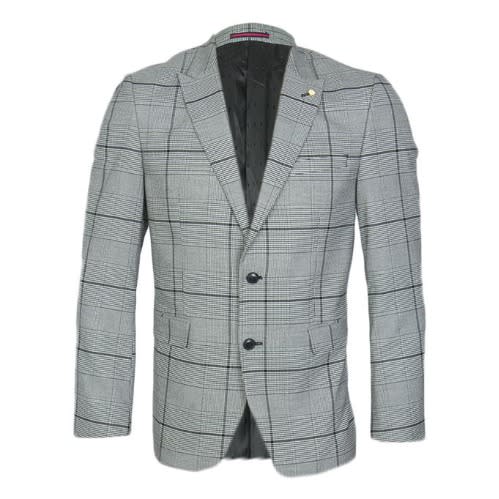 Men's Slim-fit Stretch Premium Blazer - Grey