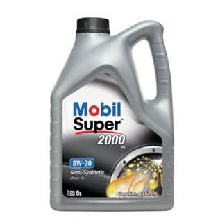 Mobil Super 2000 Semi-synthetic Motor Oil 5w30 - 4Litres