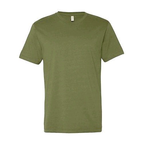 Unisex Round Neck T-shirt - Army Green
