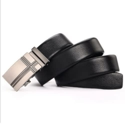 Men's Leather Belt - Black