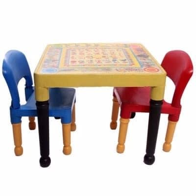 Detachable Kids Table For Reading And Dining With 2chairs  12 inches