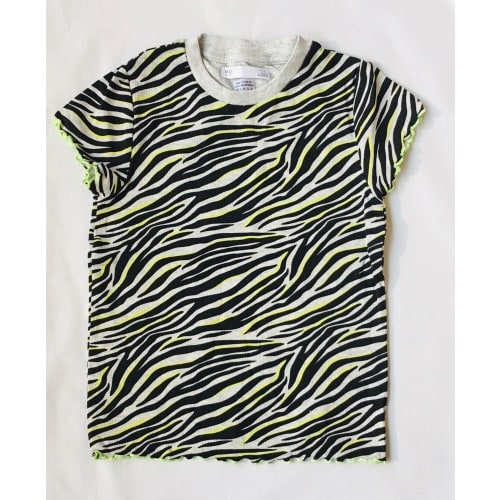 Zebra Striped Girls Top