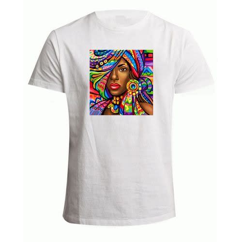 Chrysolite Designs African Beauty Premium Class T-Shirt - White