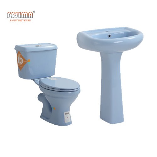Toilet Seat & Tank - Basin & Pedestal