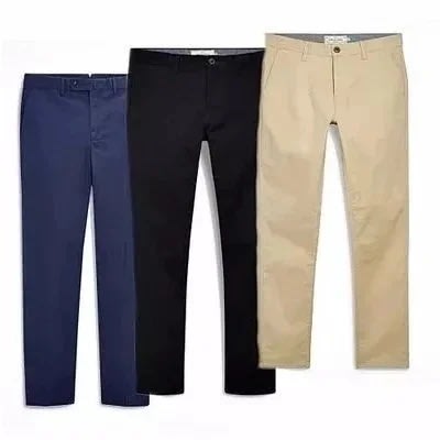 Men's Chinos - Set Of 3 - Multicolour