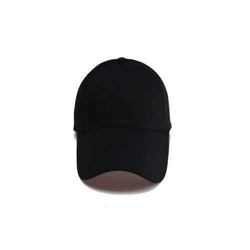 Plain Face Cap - Black