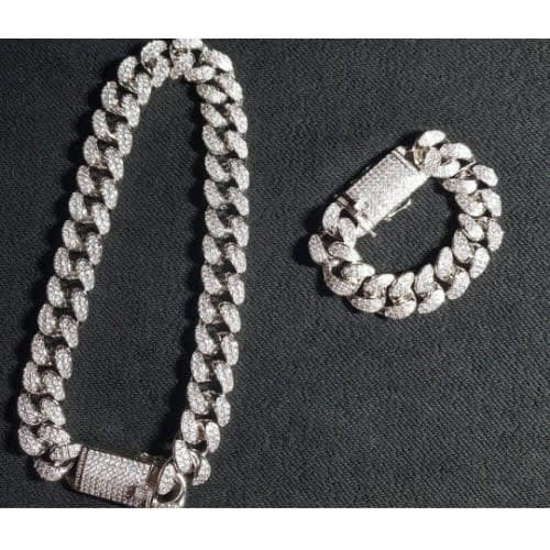 5k None-fade Cuban Ice Chain