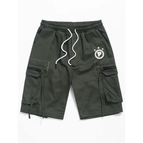Dark Green Cargo Short