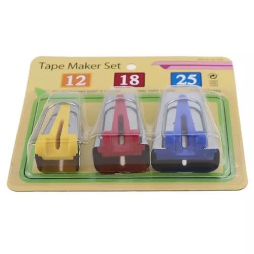 3 Sizes Fabric Bias Maker Set
