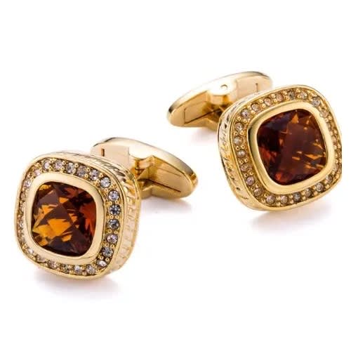 Men's Rhinestone Cufflinks