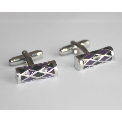 Dynamic Color Cylinder Shapped Cufflinks -mc 6059