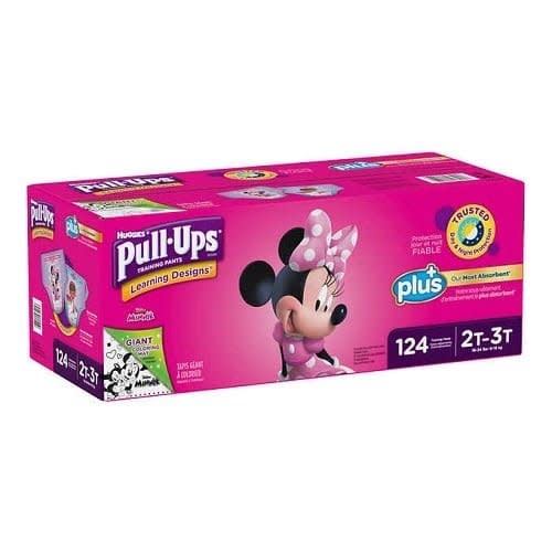 Pull Ups Training Diapers For Girls - 2t-3t - 124 Counts
