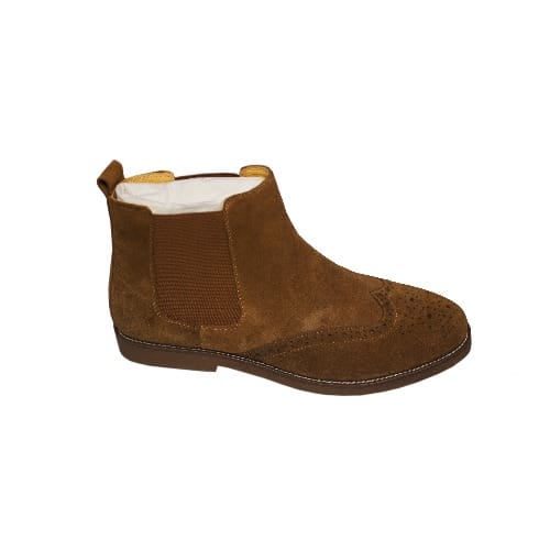Men's Suede Boot - Brown