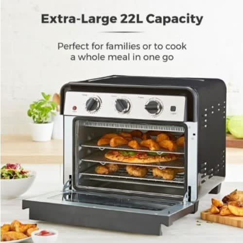 Large 12-in-1 Rapid Air Circulating Oven And Air Fryer - 23l