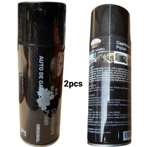 Auto De Gambo - Ice Black Dashboard Polish - 400ml - 2Pieces