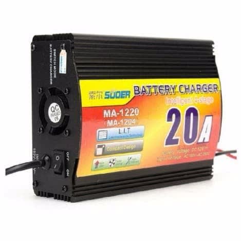 Suoer Inverter And Car Battery Charger 20a