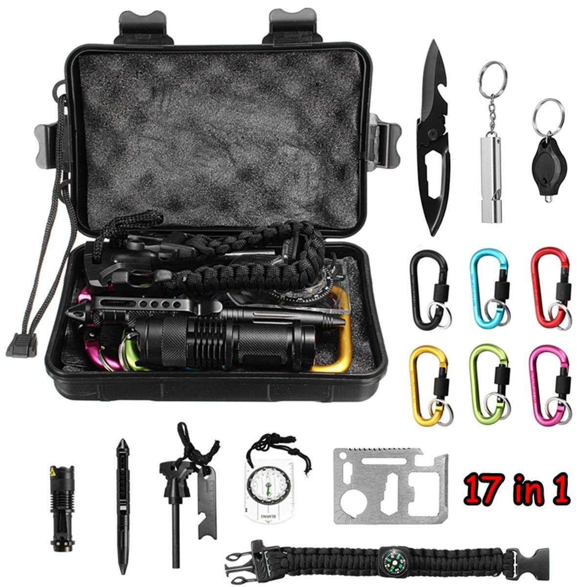 SOS Emergency Camping Survival Kit Outdoor Hiking Gear Tool