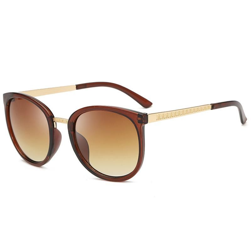 Ladies Sunglasses Metal UV Sunglasses Color