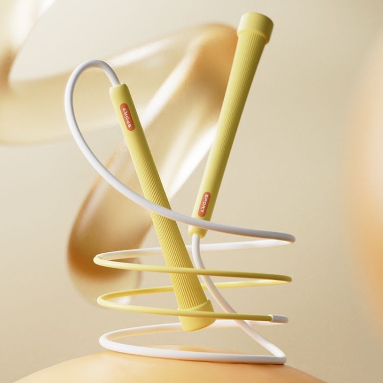Primary School Students Use Skipping Rope For Exam T005 Yellow