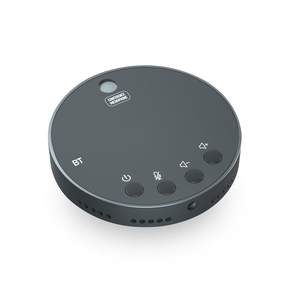 Desktop USB Conference Speakerphone BT Microphone 360° Omnidirectional Condenser Plug & Play PC Computer Mic with Speaker Mute/Volume Function Compatible with Windows Mac for PC Laptop Video Conference Recording Chatting Gam