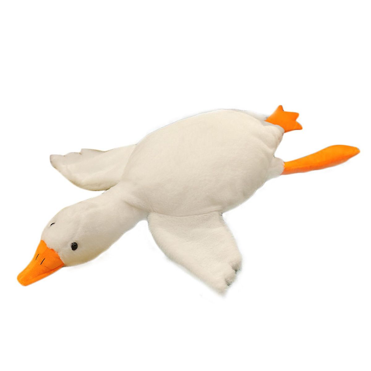 Goose Doll Pillow Cartoon Animal Pillow Plush Ornament White
