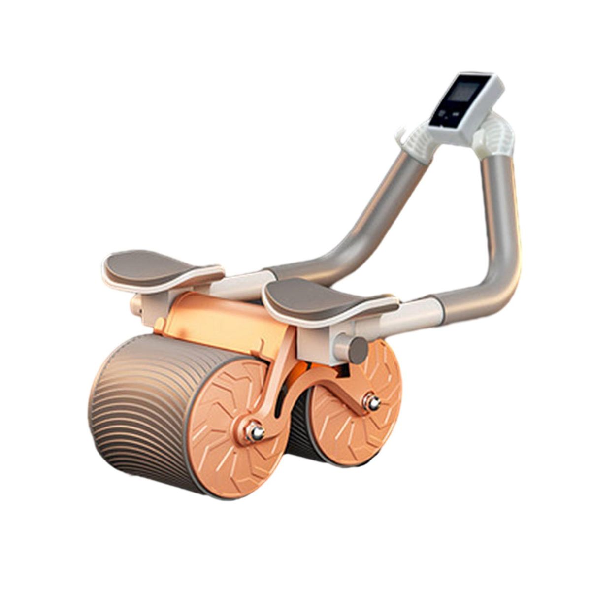 Workout Equipment Rebound Abdominal Wheel with Elbow for Fitness Orange