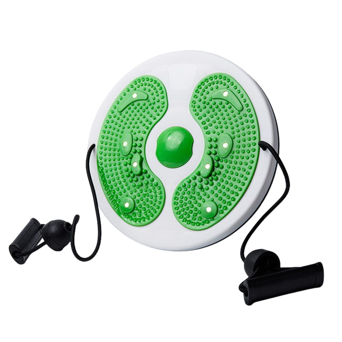 Waist Twist Board Twist Tone Balance Board with Foot for Weight Green