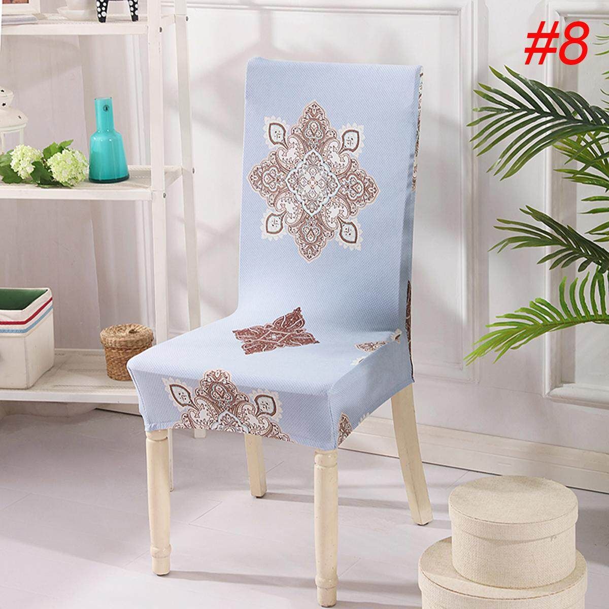 Flower Removable Chair Cover Stretch Elastic For Restaurant Wedding Banquet Hotel (#18) Flower Umbrella